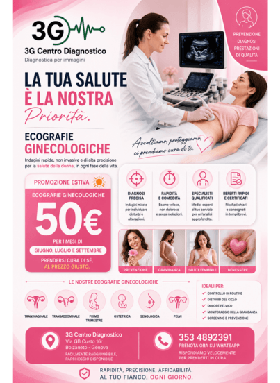 Promozione Estiva: Ecografie Ginecologiche